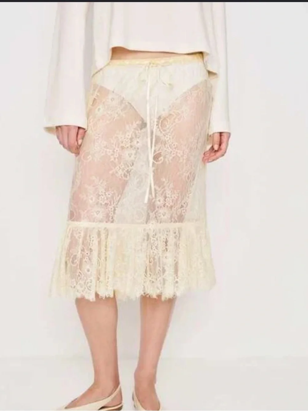 NWT Reformation Delcy Low Waist Skirt